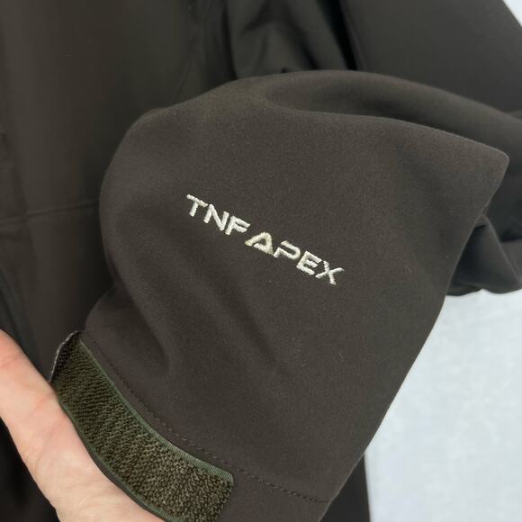 EUC The North Face TNF Apex Bionic Jacket Men XL Brown Full Zip Fleece Line Coat - Picture 6 of 11